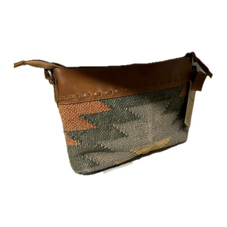 Sac bandoulière kilim et cuir