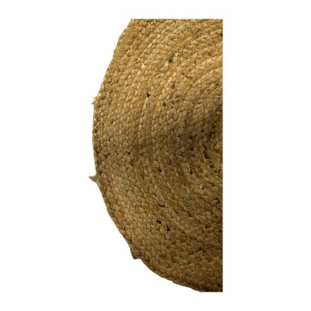 Tapis rond en jute tressé